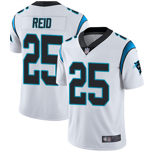 Carolina Panthers Limited White Men Eric Reid Road Jersey NFL Football 25 Vapor Untouchable